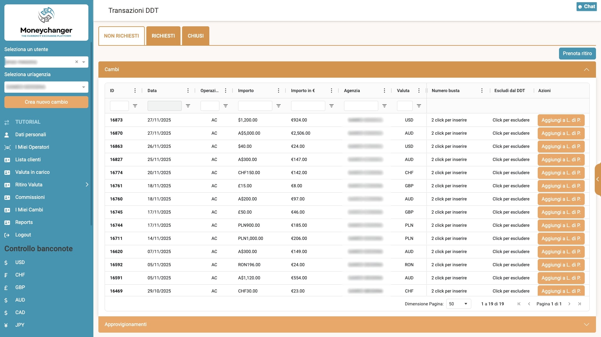 Controllo Totale degli Sportelli